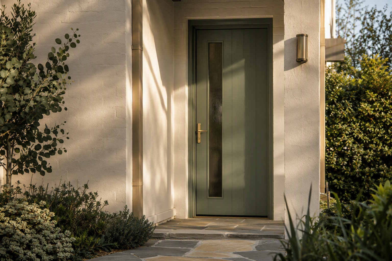 Camberwell residential entrance in natural daylight