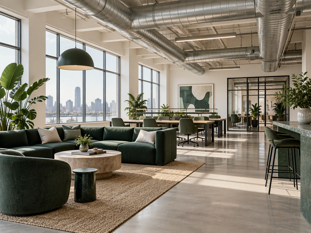 commercial interior illustrating a ventilation enquiry