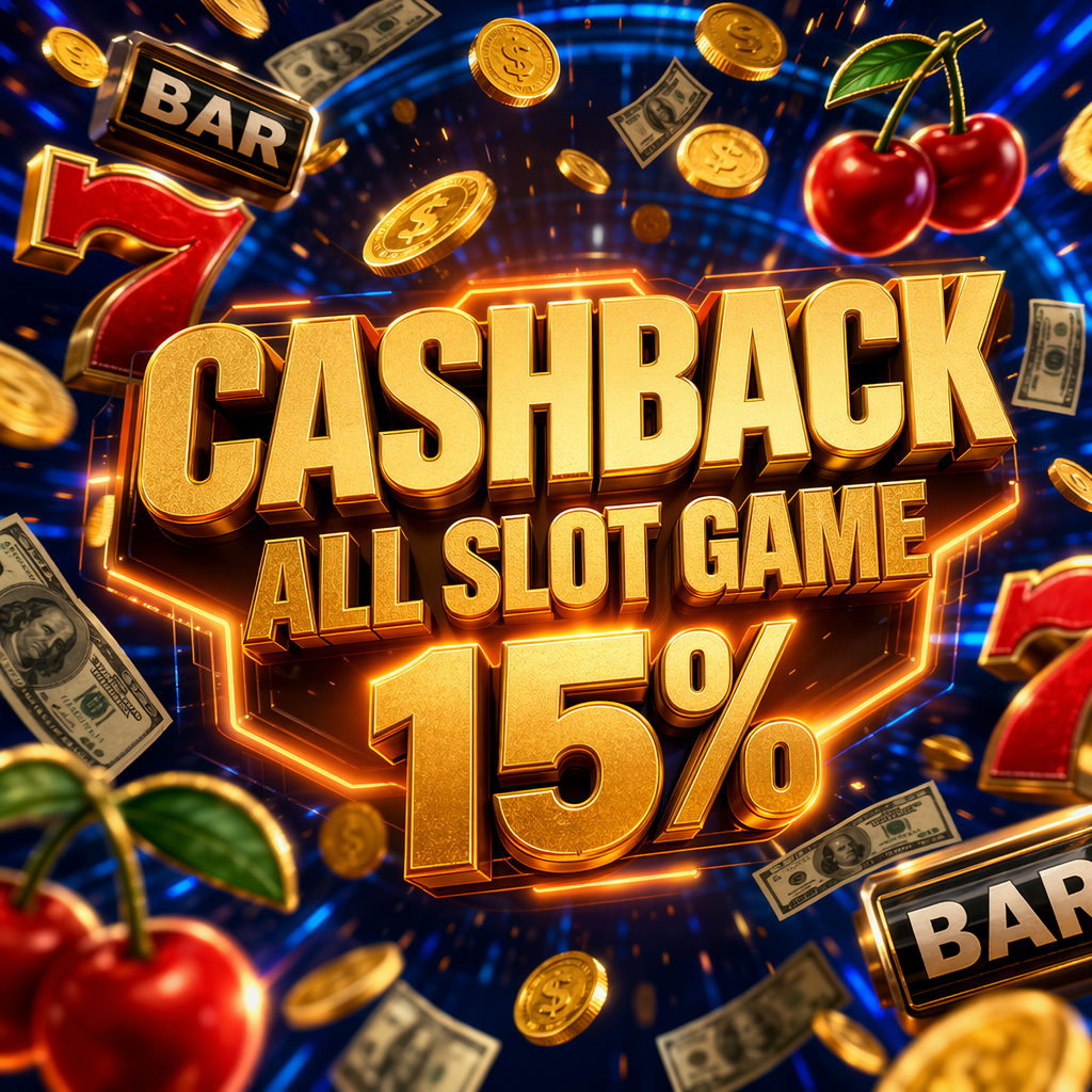 Cashback All Slot Game 15% Sedaptogel