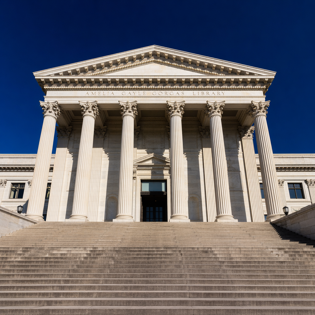 Classical museum building