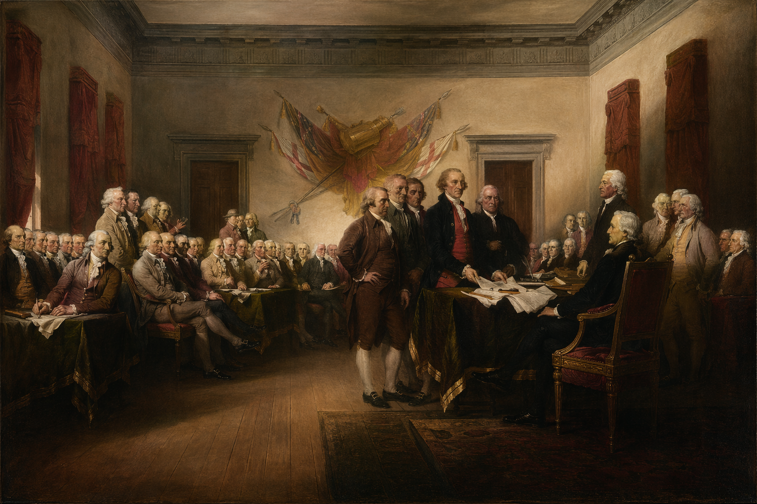 Signing of the Declaration of Independence by John Trumbull