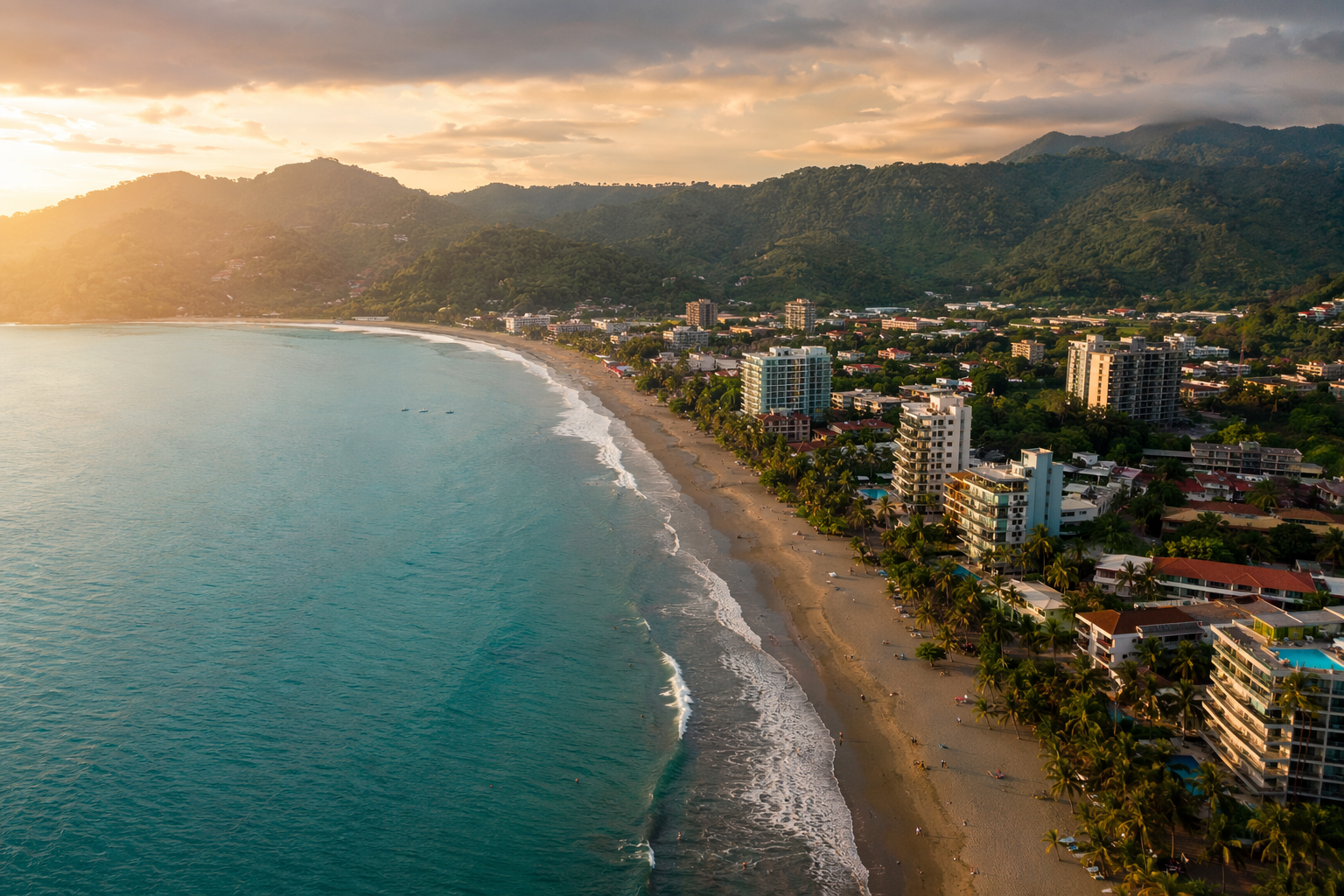 Jaco Beach coastline, Costa Rica