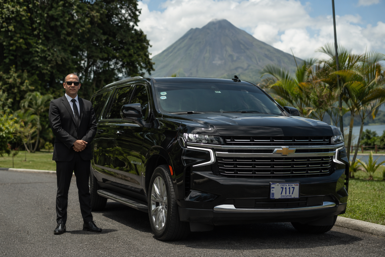 Private transfer vehicle for airport transportation