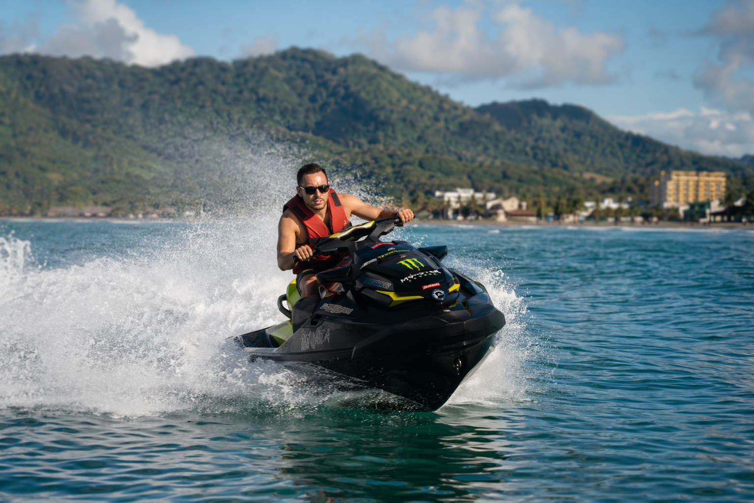 Jet Ski Tours tour near Jacó, Costa Rica
