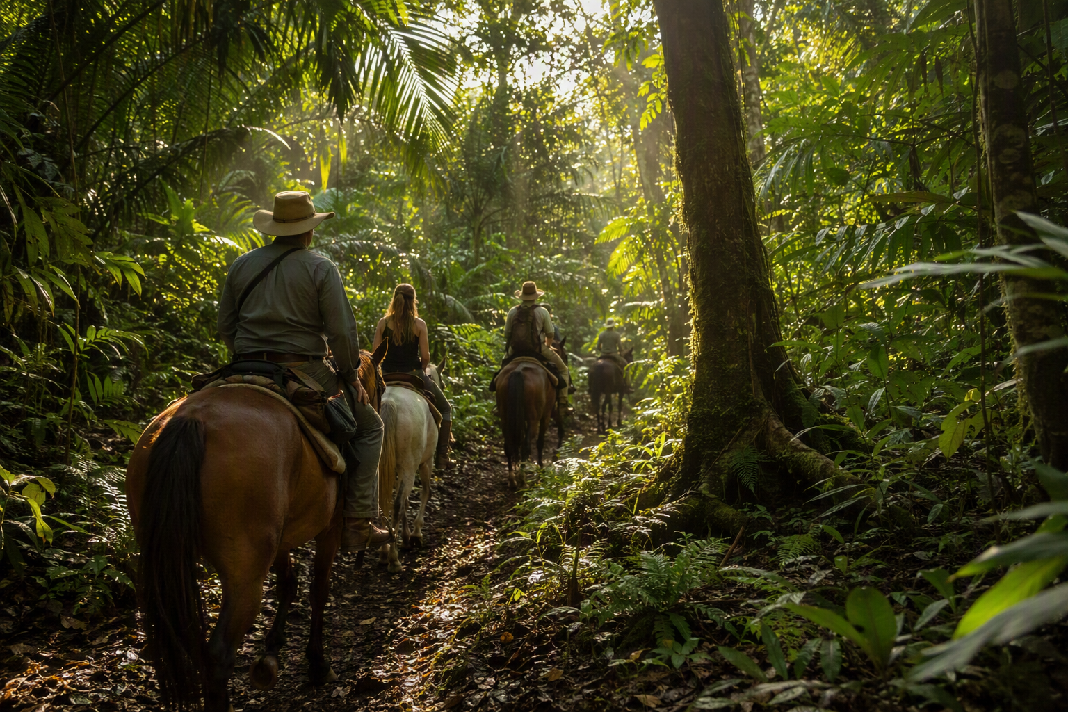 Jaco horseback riding jungle tour Costa Rica