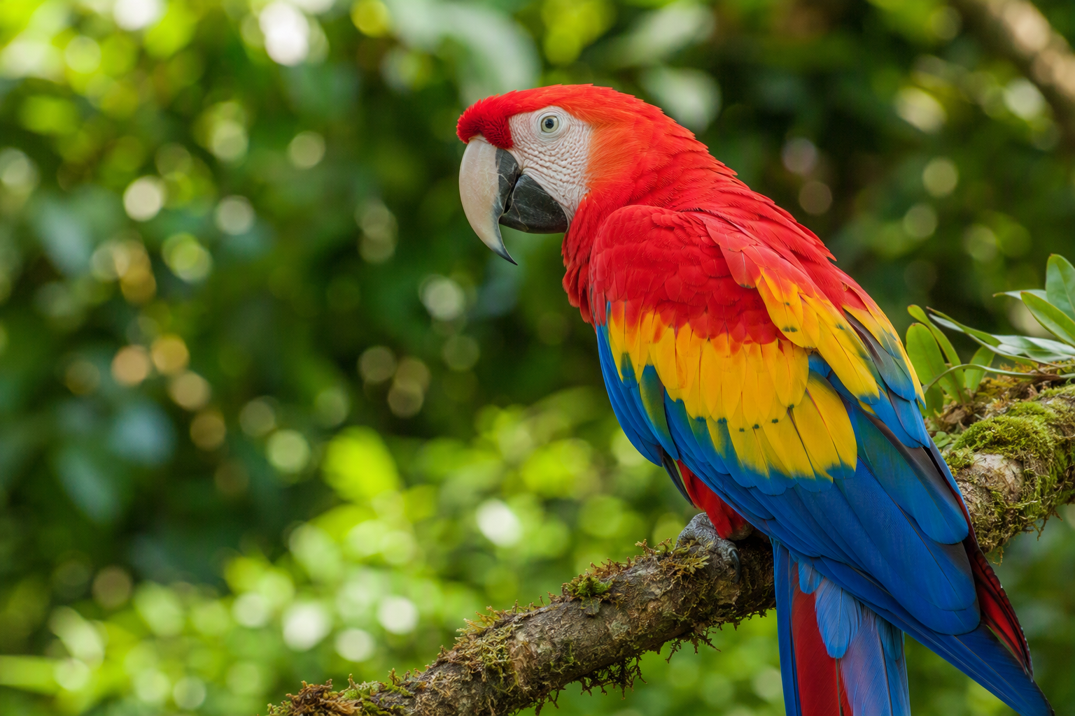 Costa Rica wildlife horseback riding - tropical birds at Finca Tulin