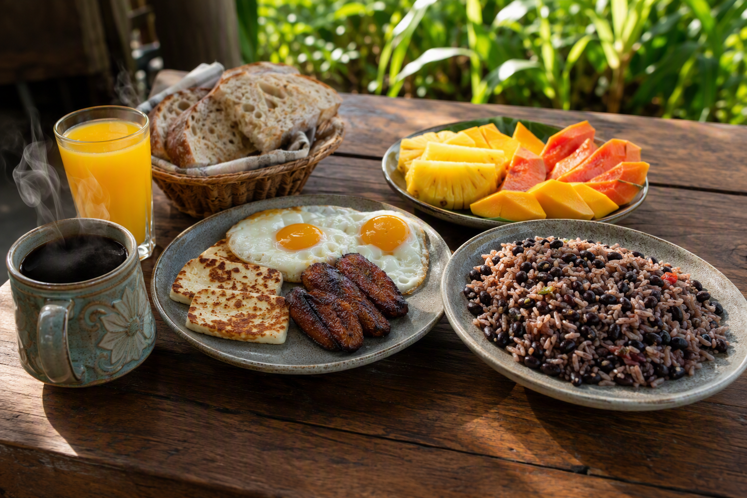 Costa Rican breakfast catering in Jaco