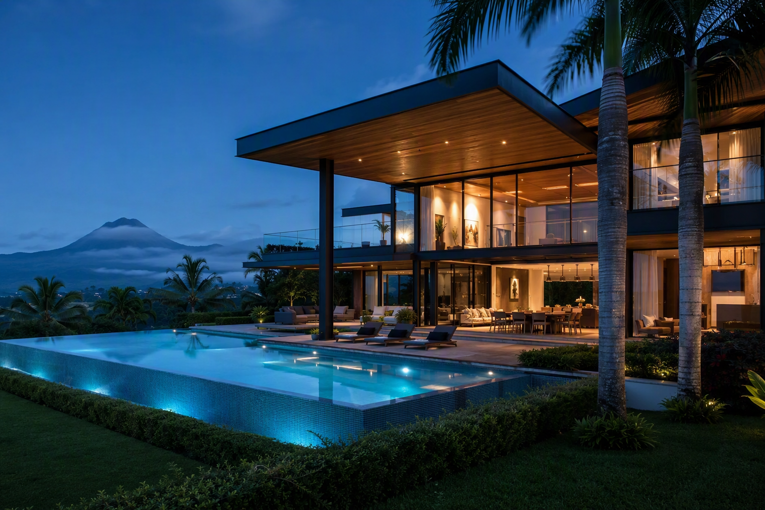 Luxury tropical home with pool at Valle Perdido, Playa Hermosa Costa Rica