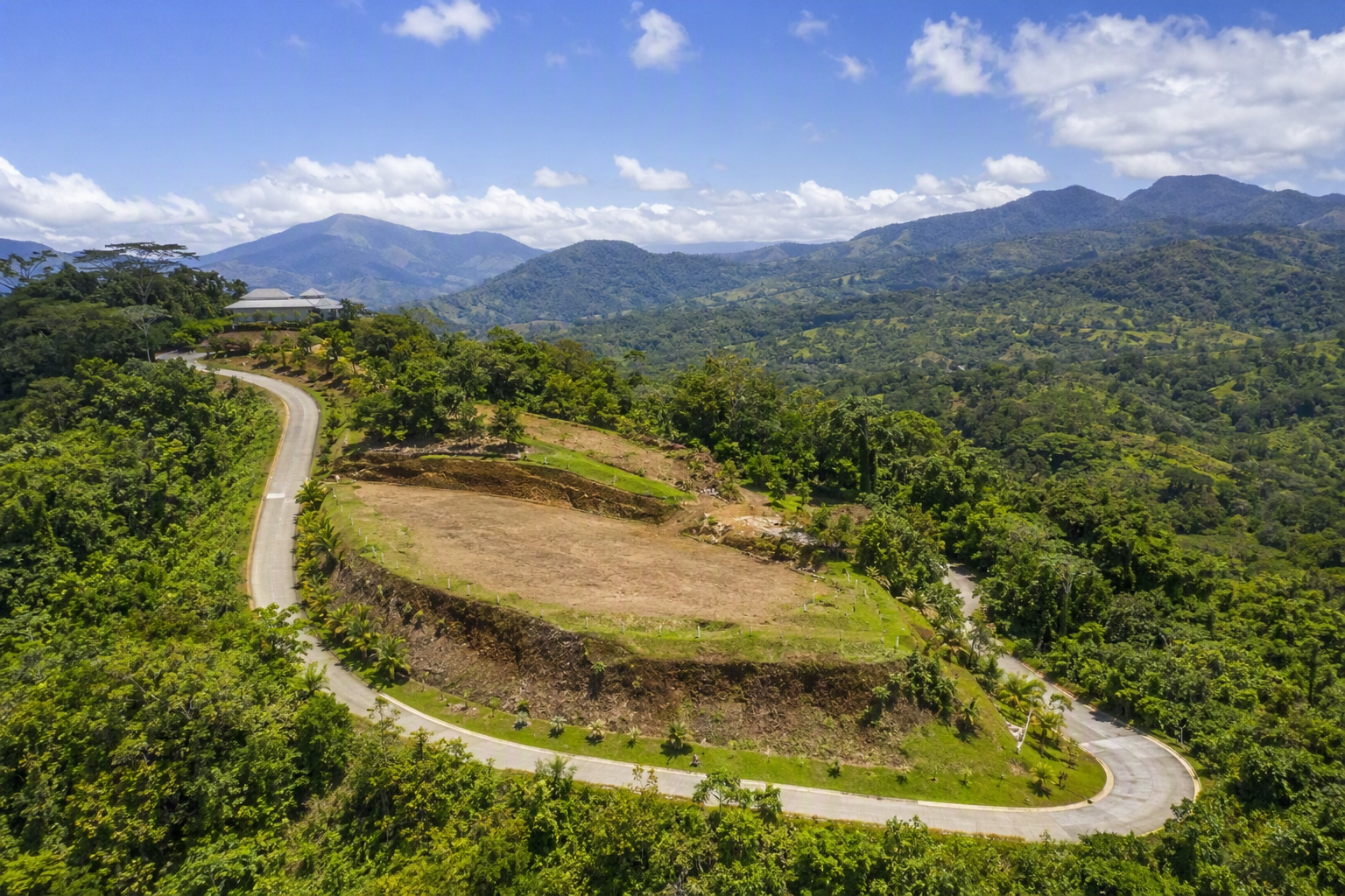 Aerial view of residential lots at Valle Perdido
