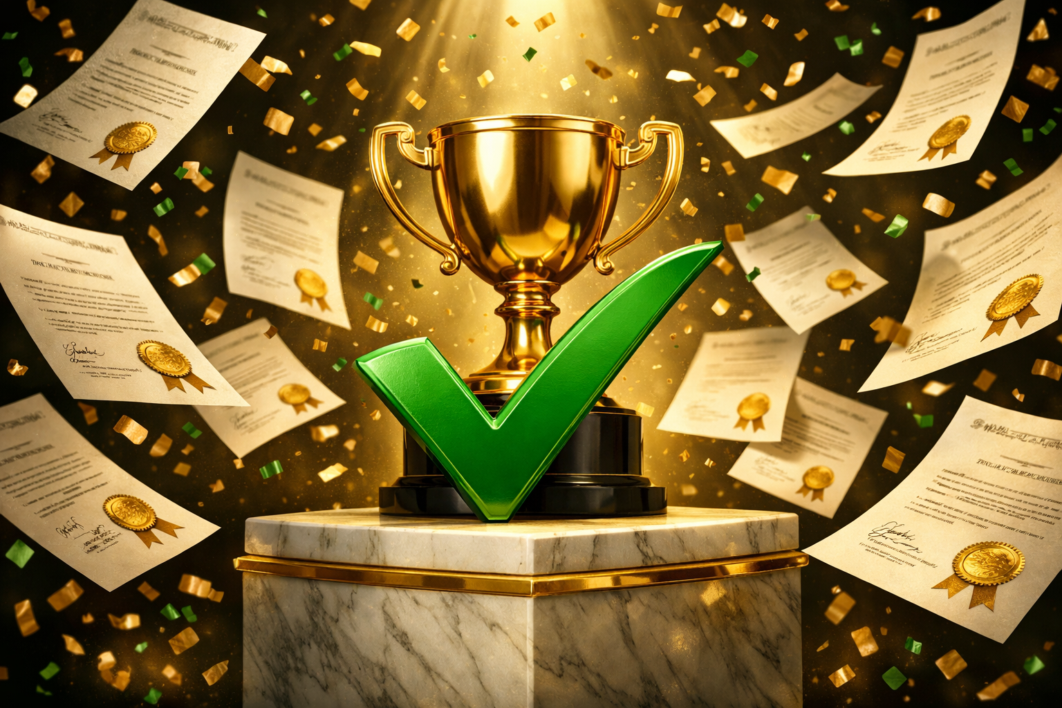 Compliance success celebration