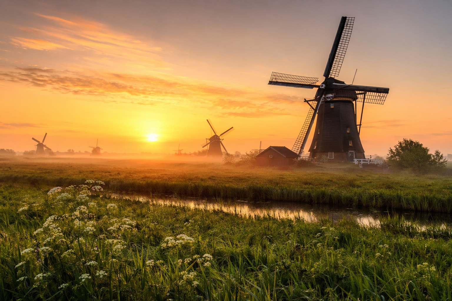 Dutch Windmills