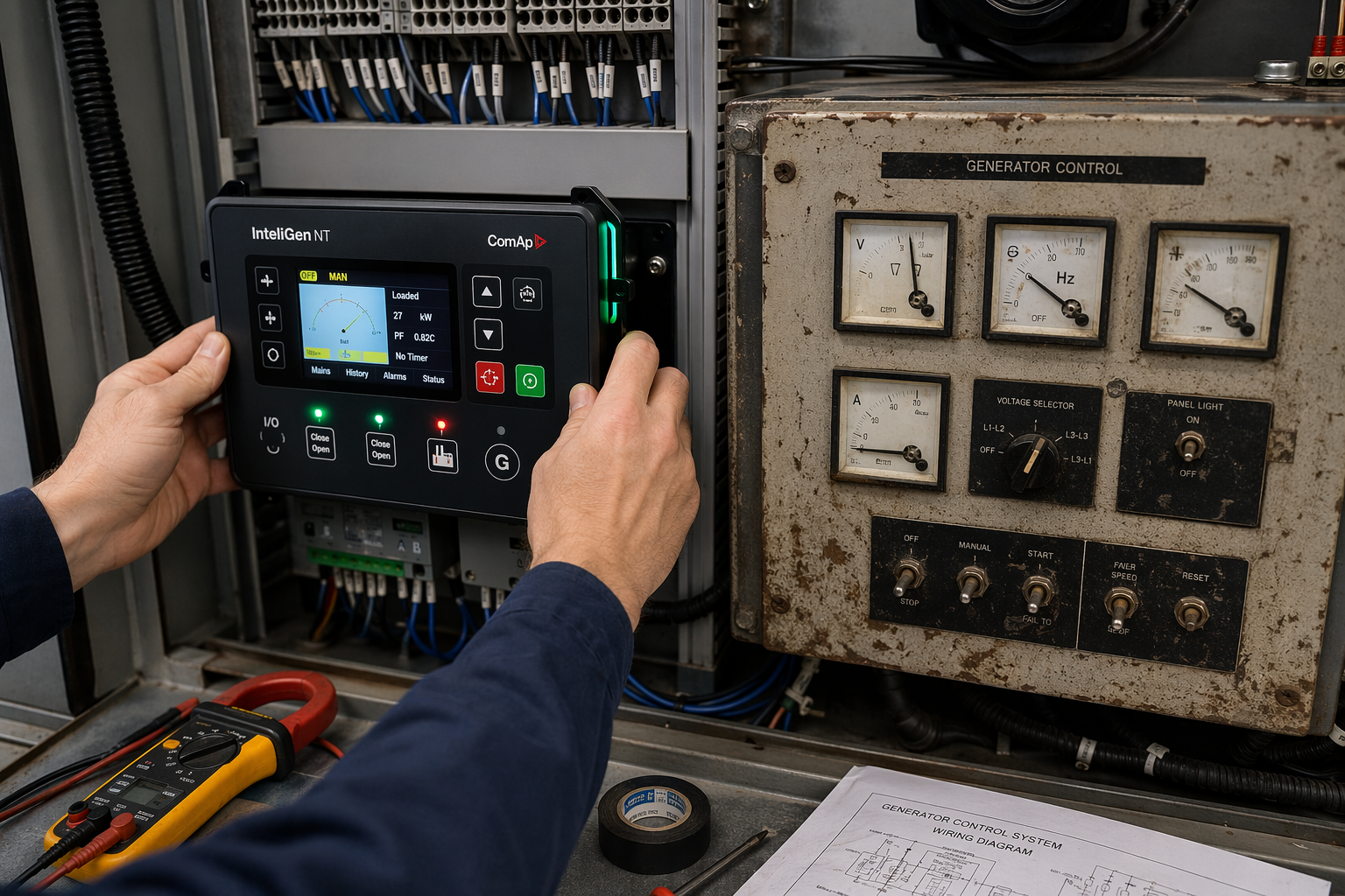 Actualización de sistema de control