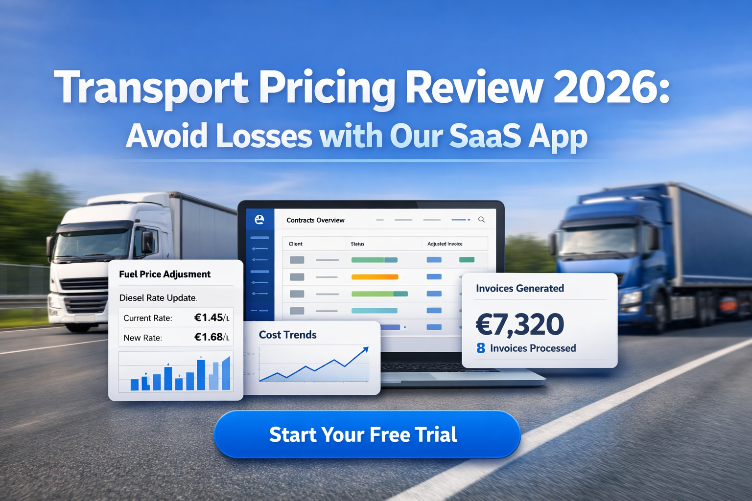 Revisión de Precios del Transporte 2026: Evita Pérdidas con Nuestra App SaaS
