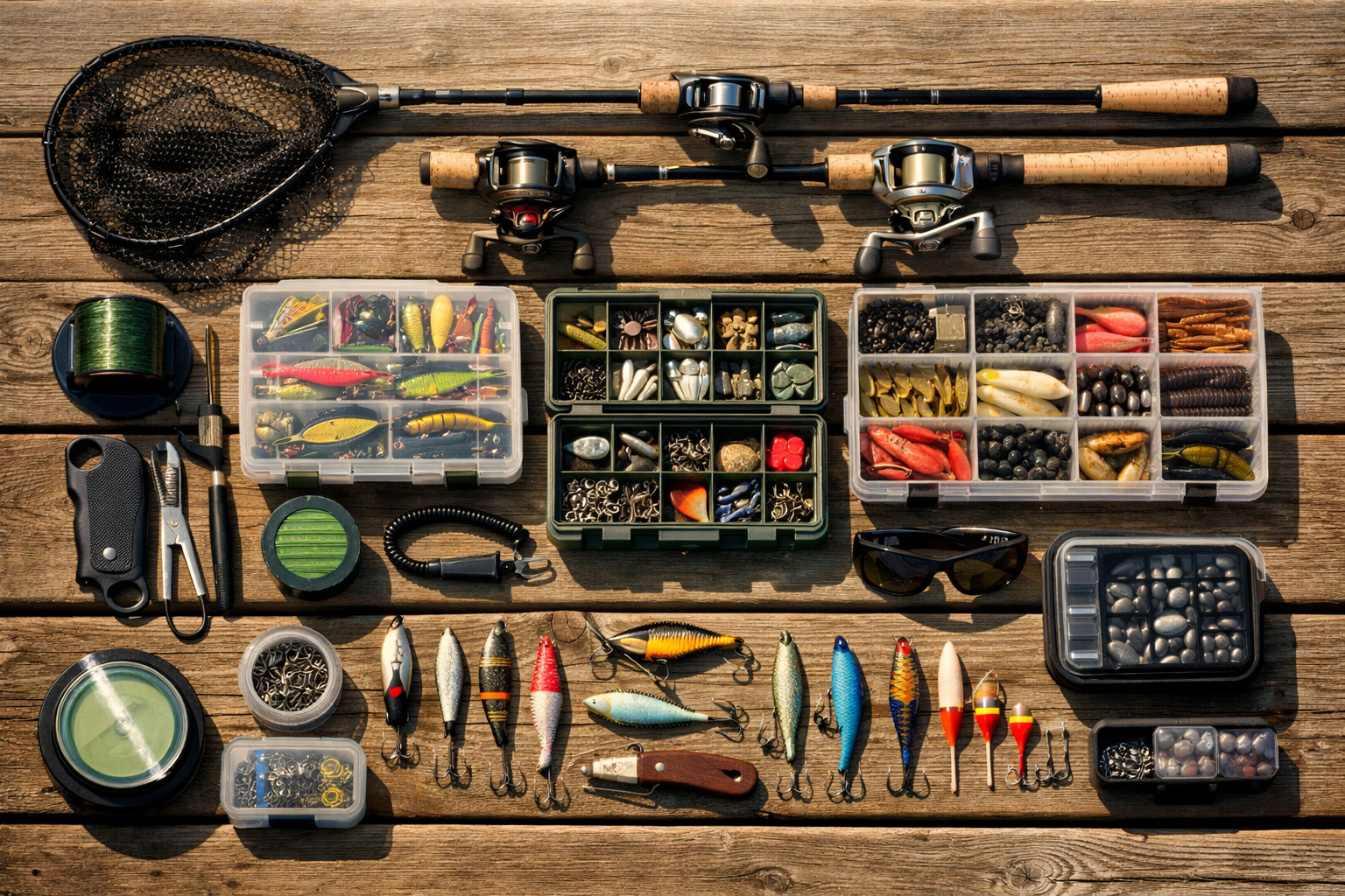 Profesyonel balıkçılık ekipmanları