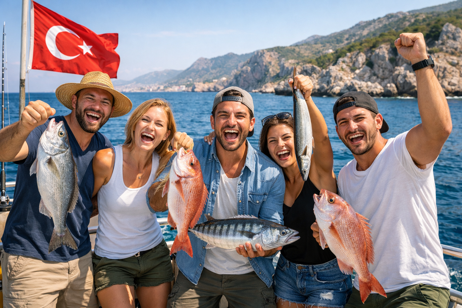 Balıkçılar birlikte