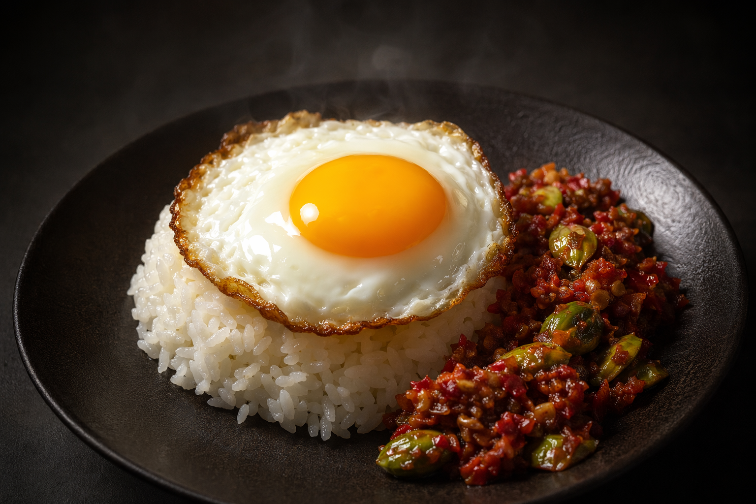 Telur Mata + Sambal