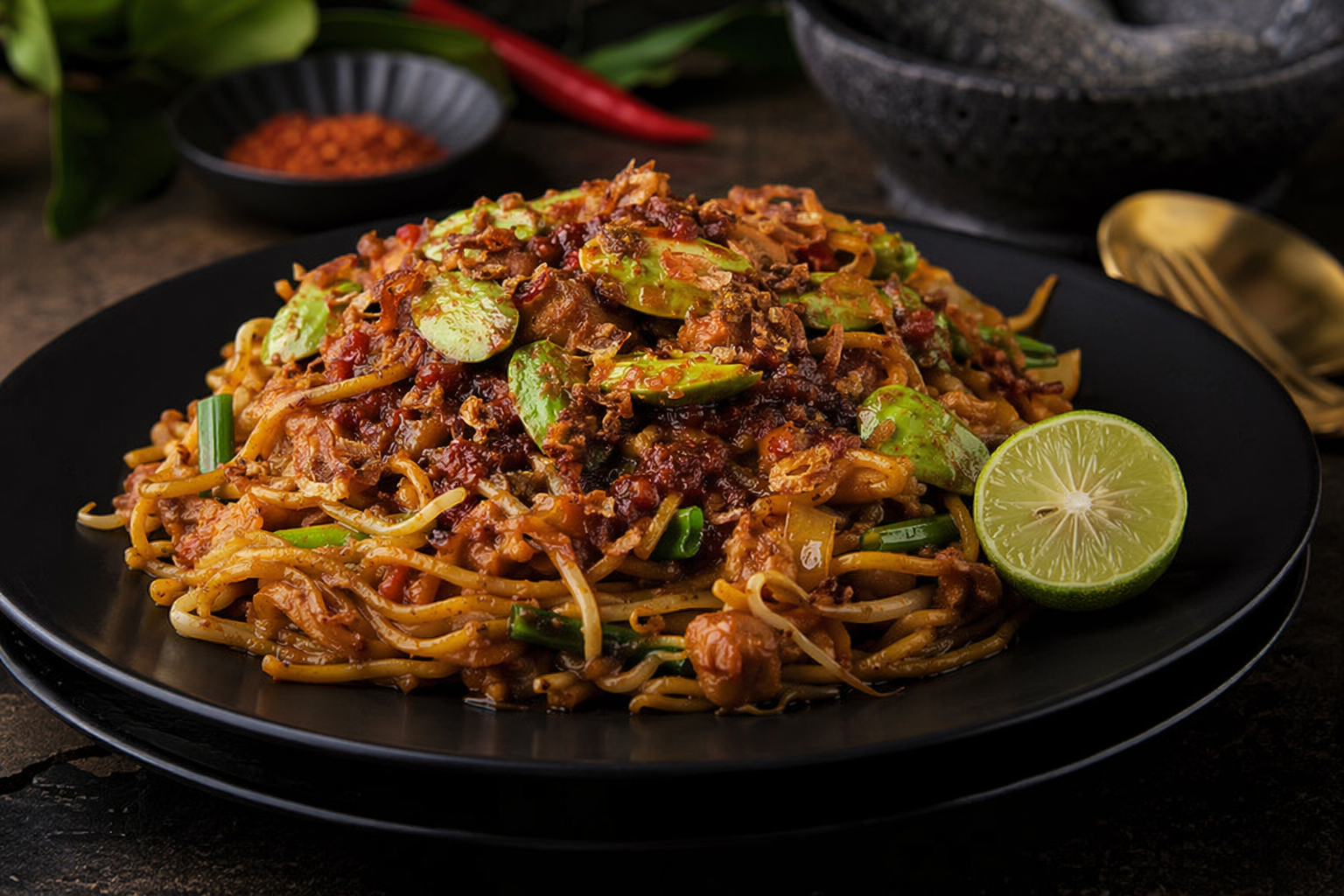 Mee Goreng + Sambal