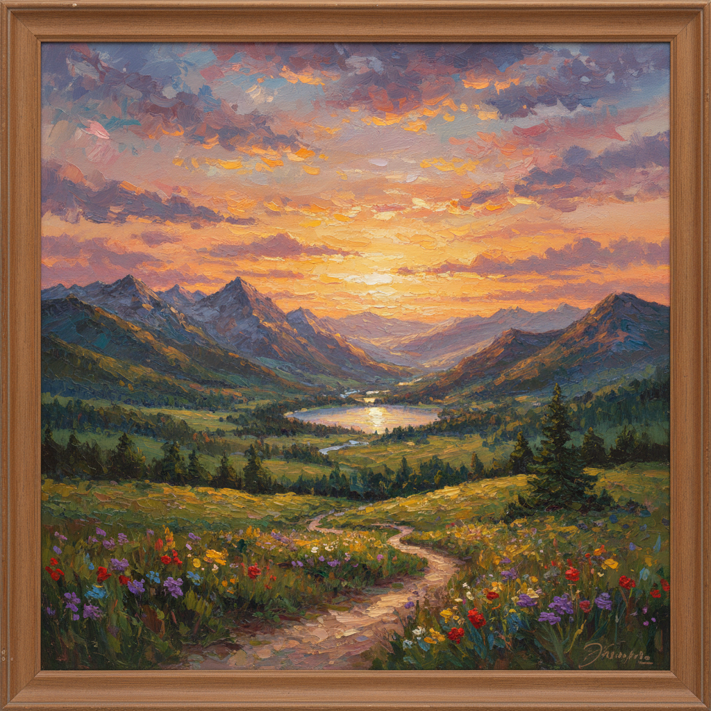 Paisaje al Atardecer