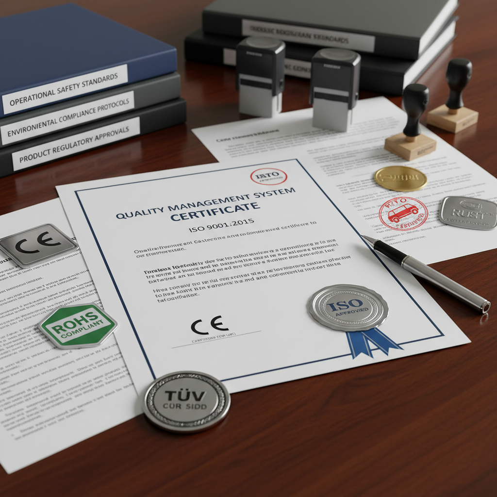 Quality certifications