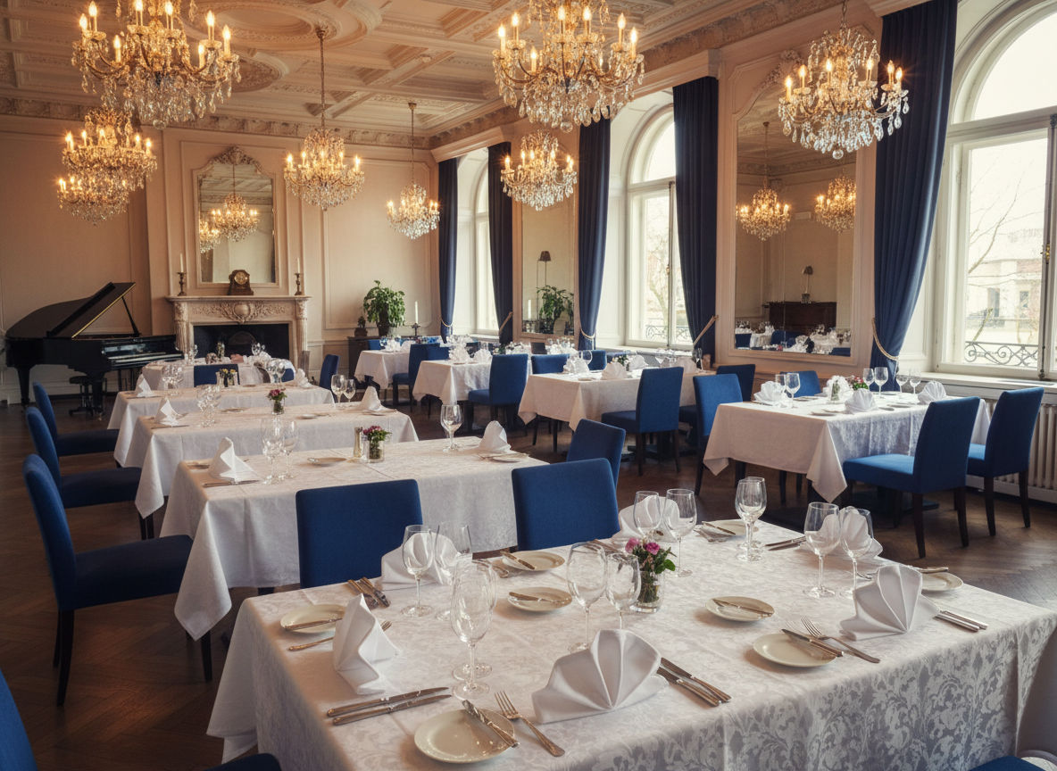 Intérieur élégant du restaurant