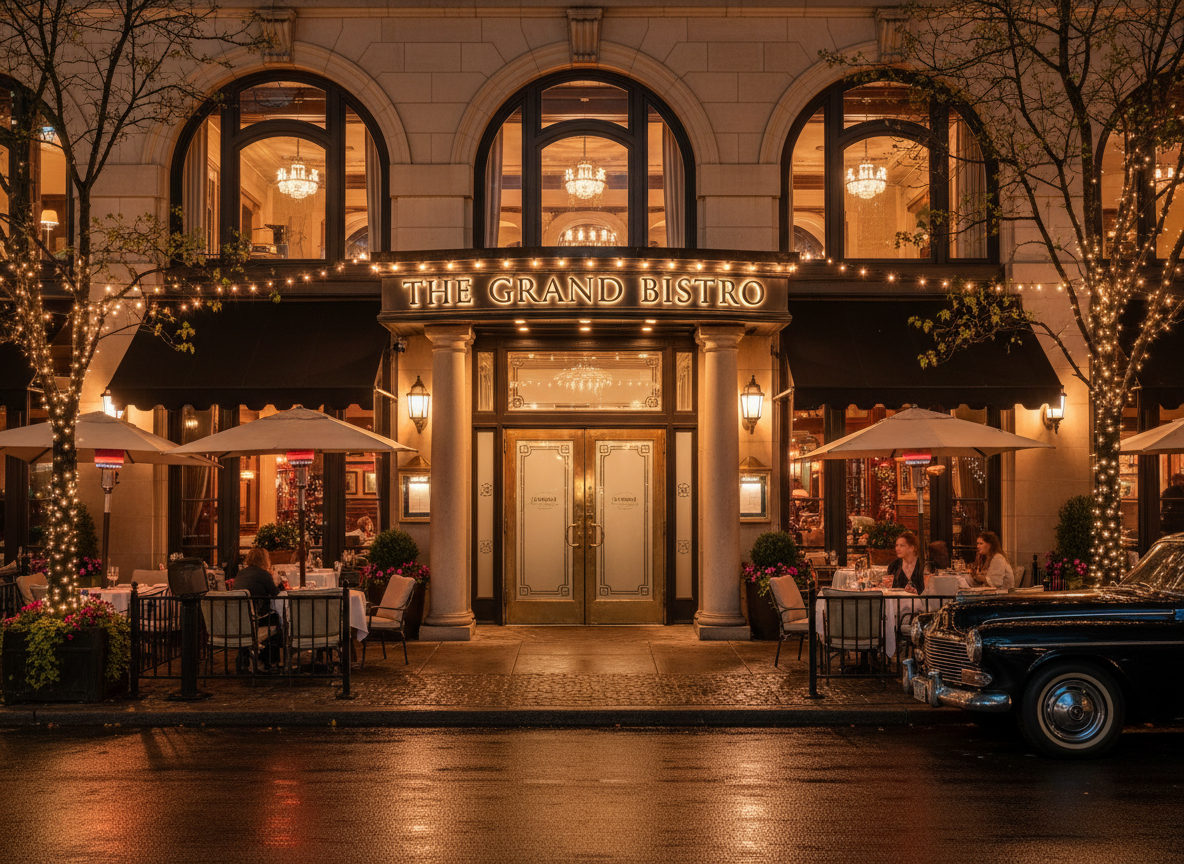 Façade du restaurant