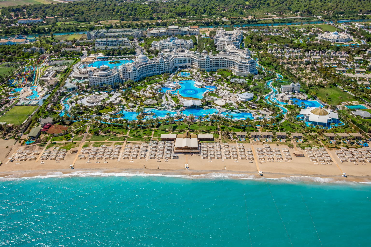 Resort aerial view