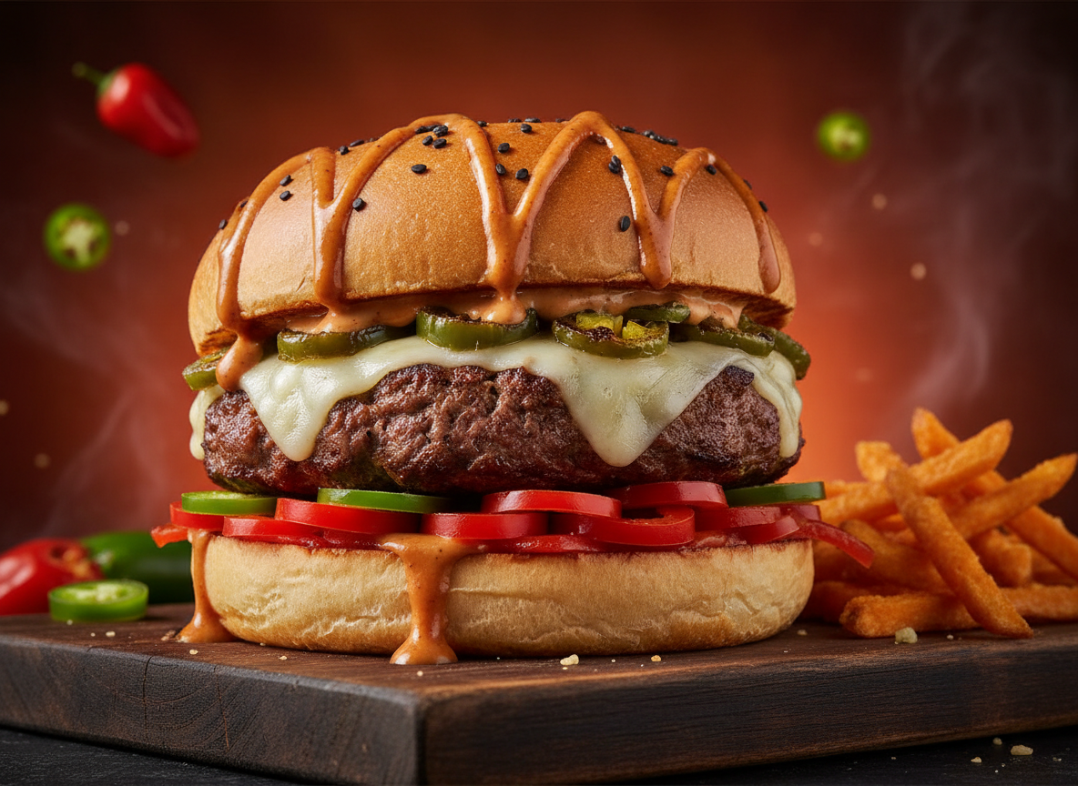 Spicy Habanero Burger