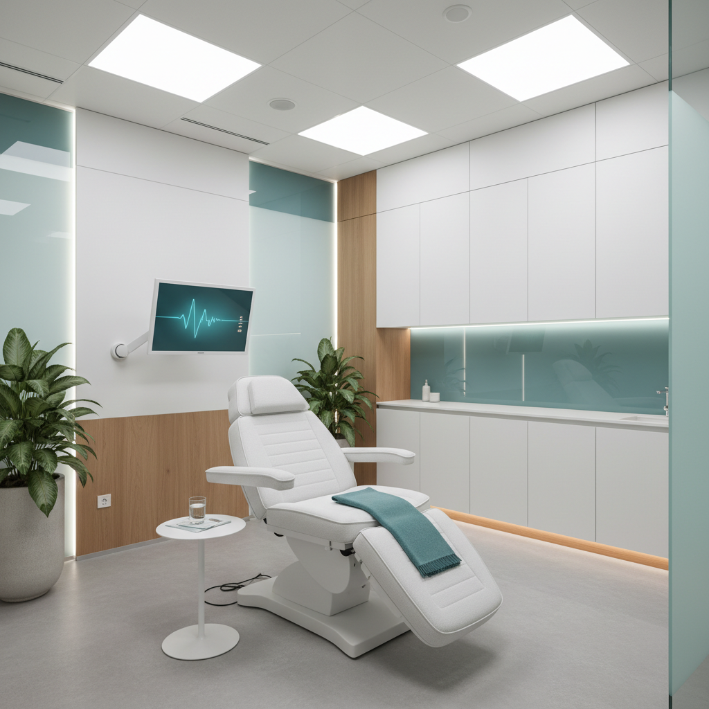 Calm treatment room