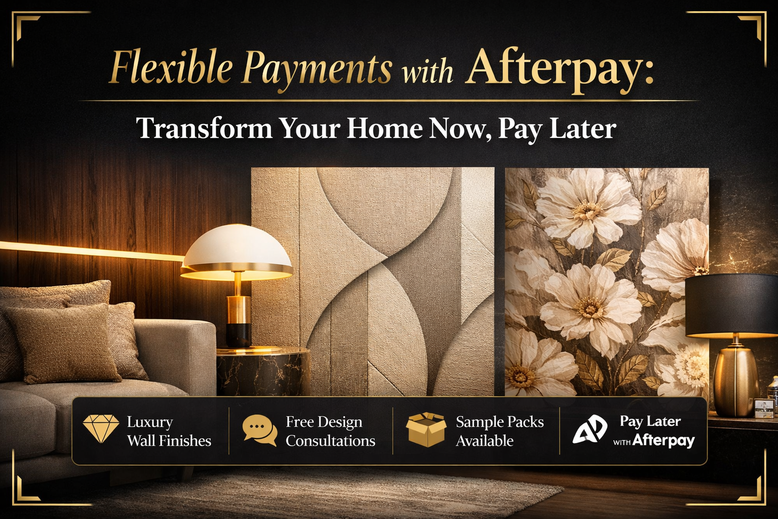 Flexible Payments with Afterpay: Transform Your Home Now, Pay Later
