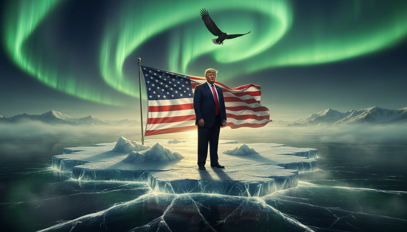 Trump on Arctic Ice
