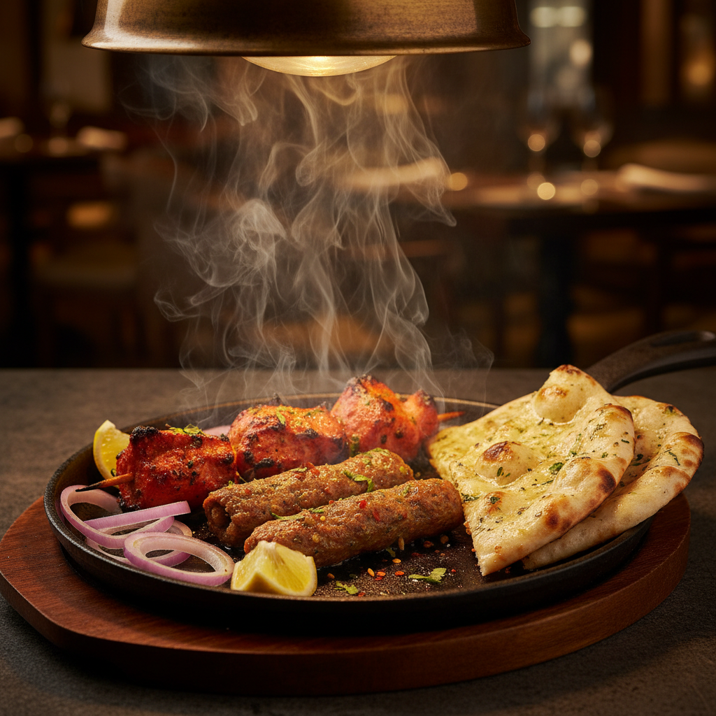 Sizzling Tandoori Platter