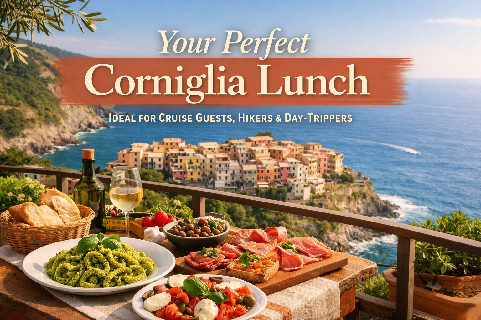 Your Perfect Corniglia Lunch: Ideal for Cruise Guests, Hikers & Day-Trippers