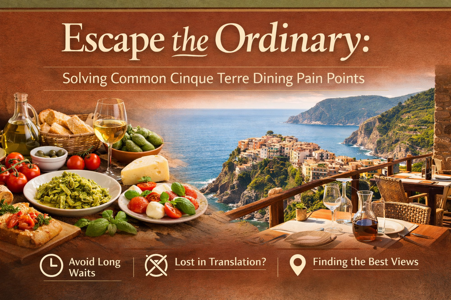 Escape the Ordinary: Solving Common Cinque Terre Dining Pain Points