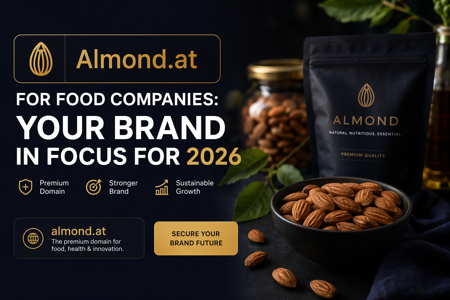 Almond.at für Lebensmittelunternehmen: Ihre Marke im Fokus für 2026