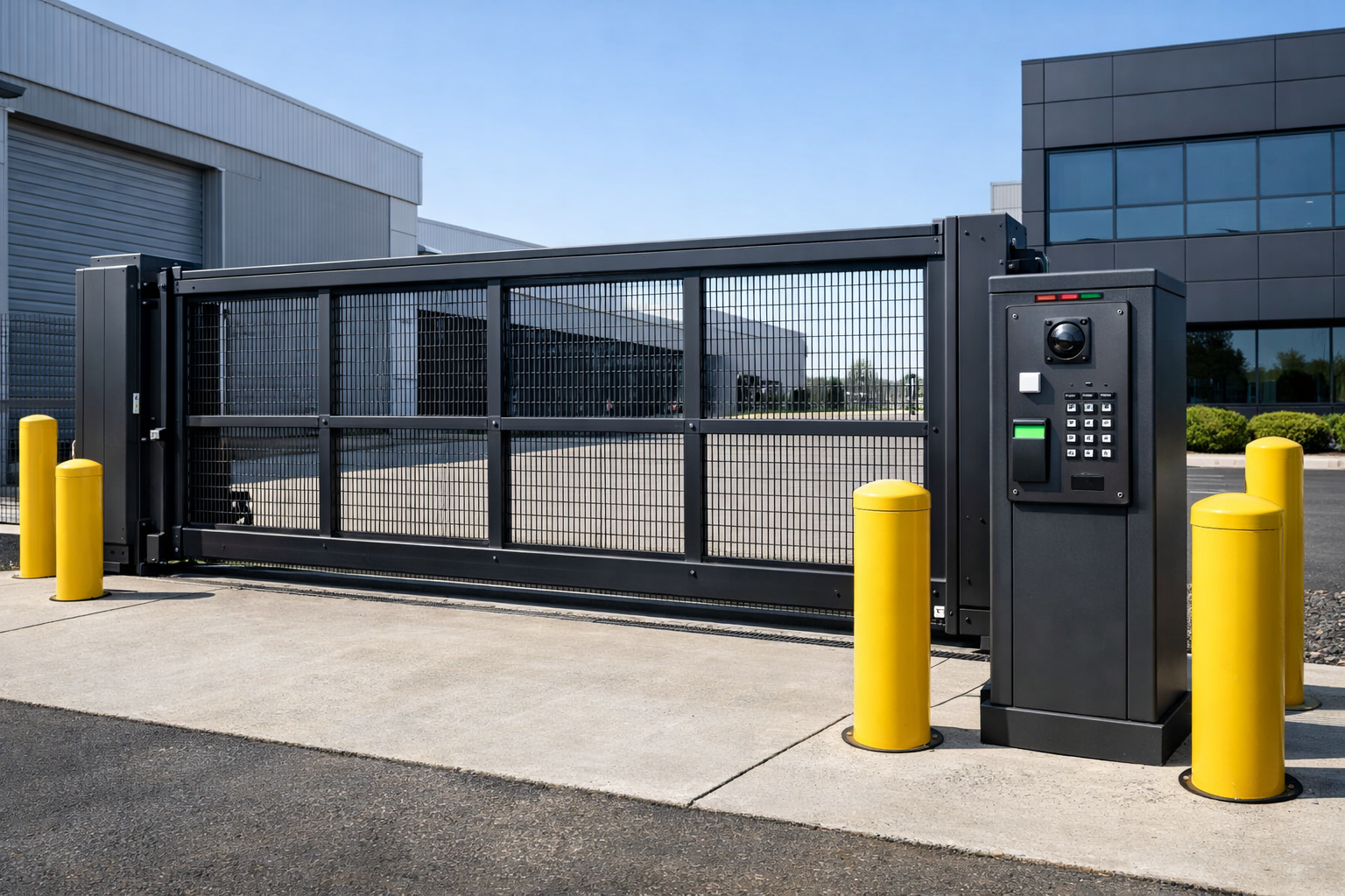 Commerciële schuifpoort