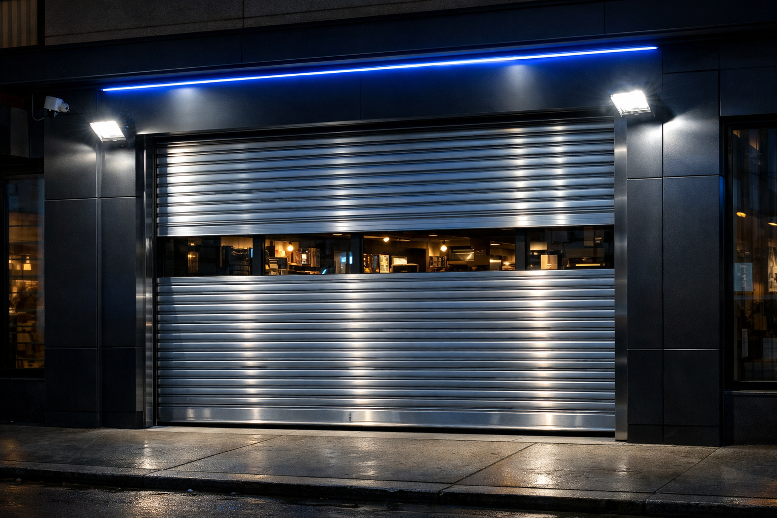 Rolluikbeveiliging winkel