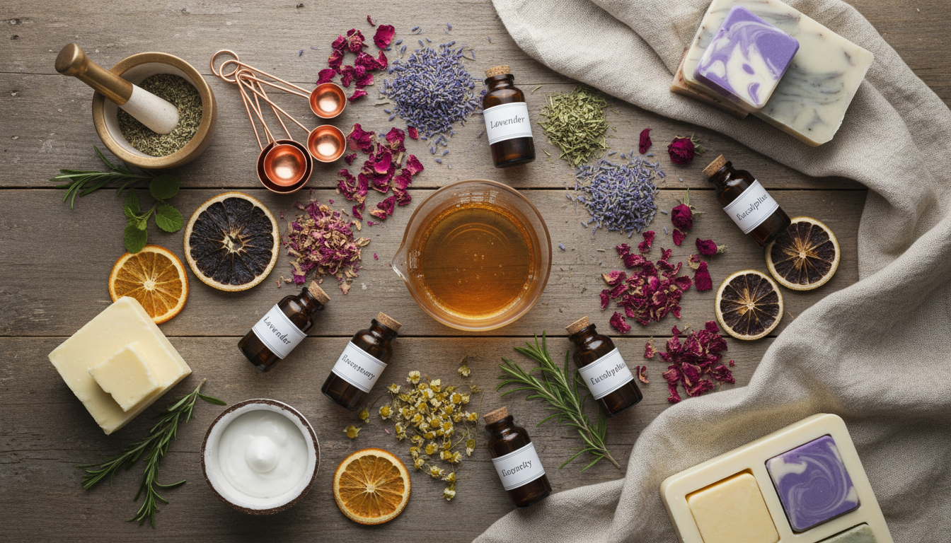 Ingrédients pour savon