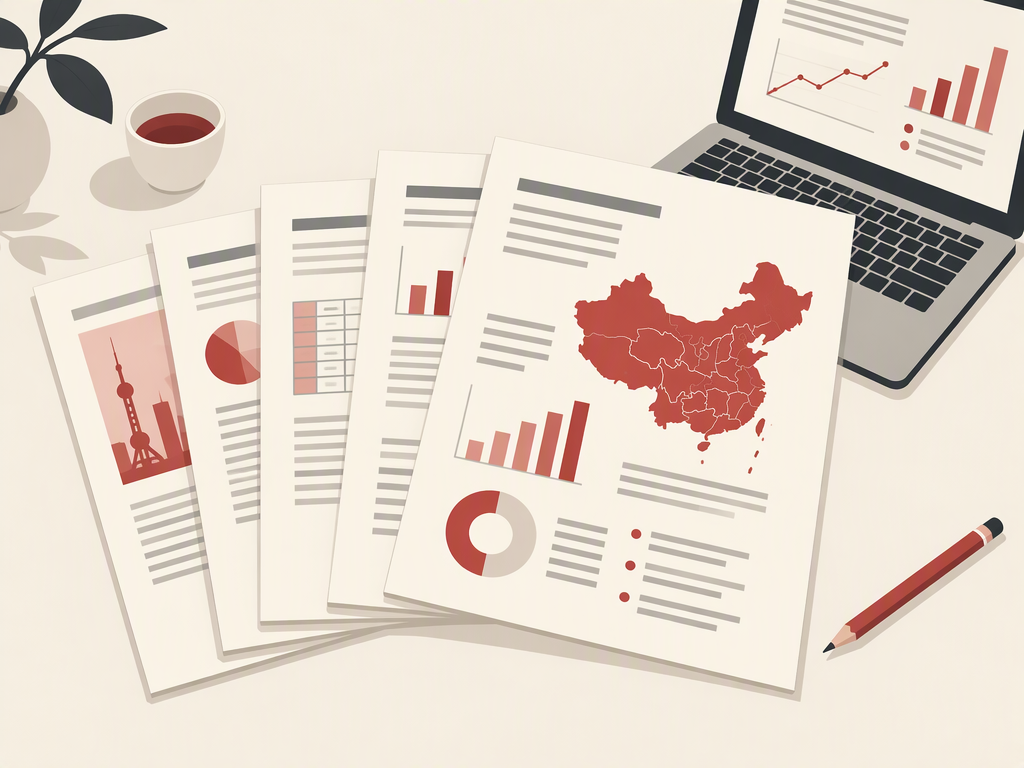 Illustration of a concise English market research report