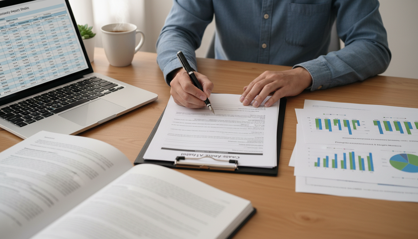 Grant research and proposal development process with professional documents and analytics