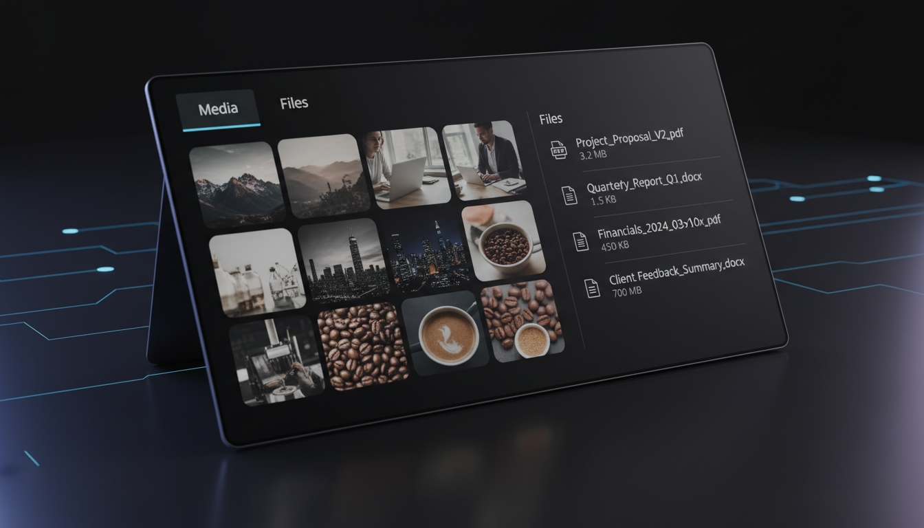 Медиа и файлы