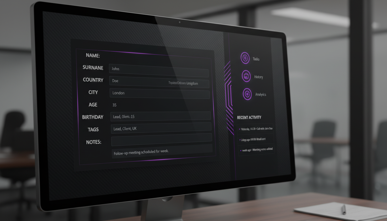 Карточка контакта