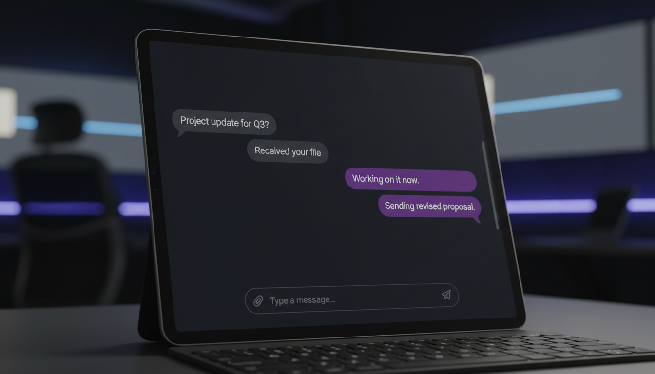 Интерфейс переписки