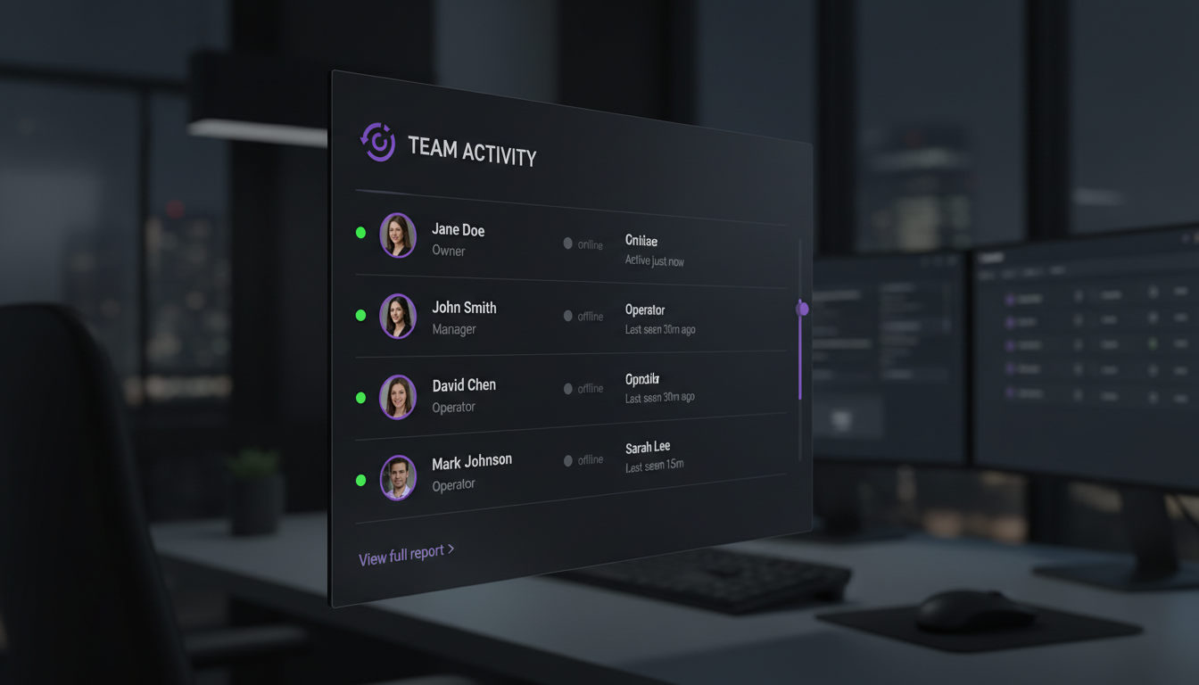 Активность команды