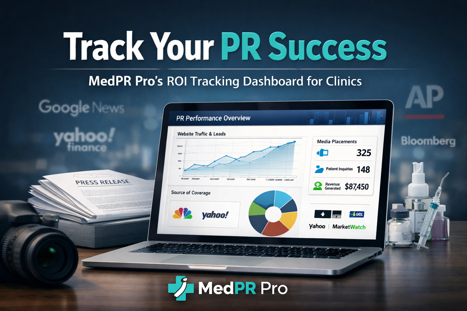 Track Your PR Success: MedPR Pro's ROI Tracking Dashboard for Clinics