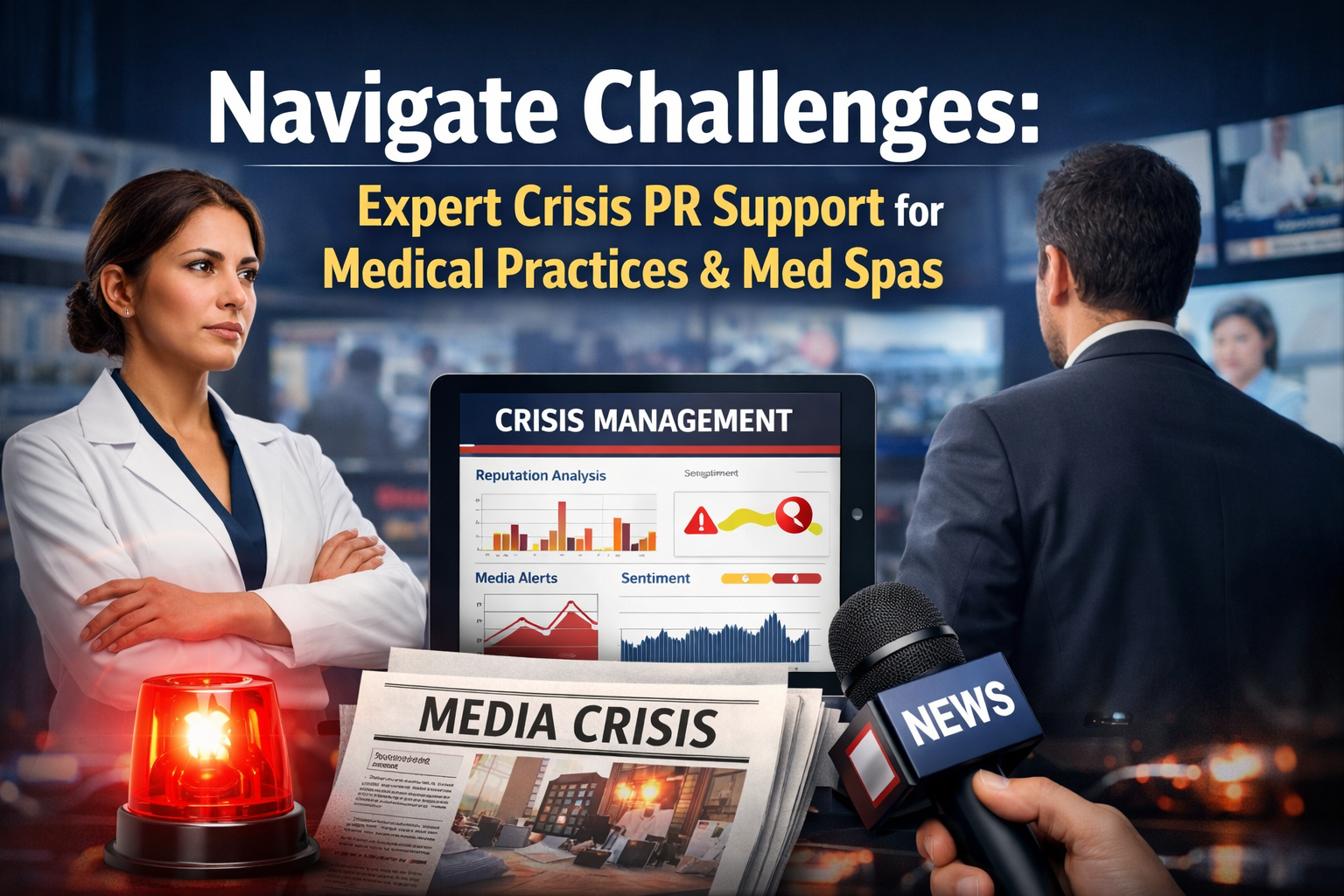 Navigate Challenges: Expert Crisis PR Support for Medical Practices & Med Spas