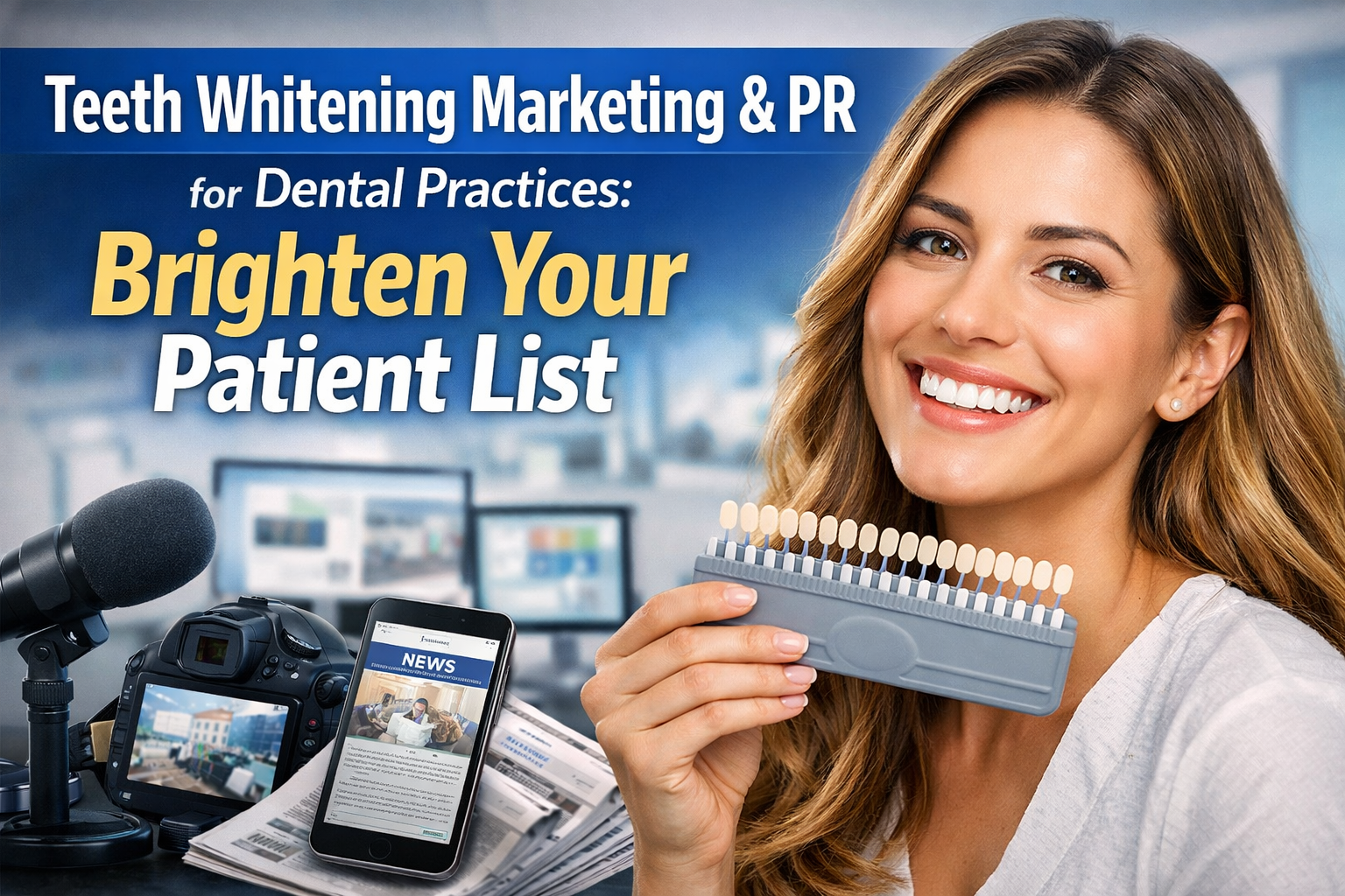 Teeth Whitening Marketing & PR for Dental Practices: Brighten Your Patient List