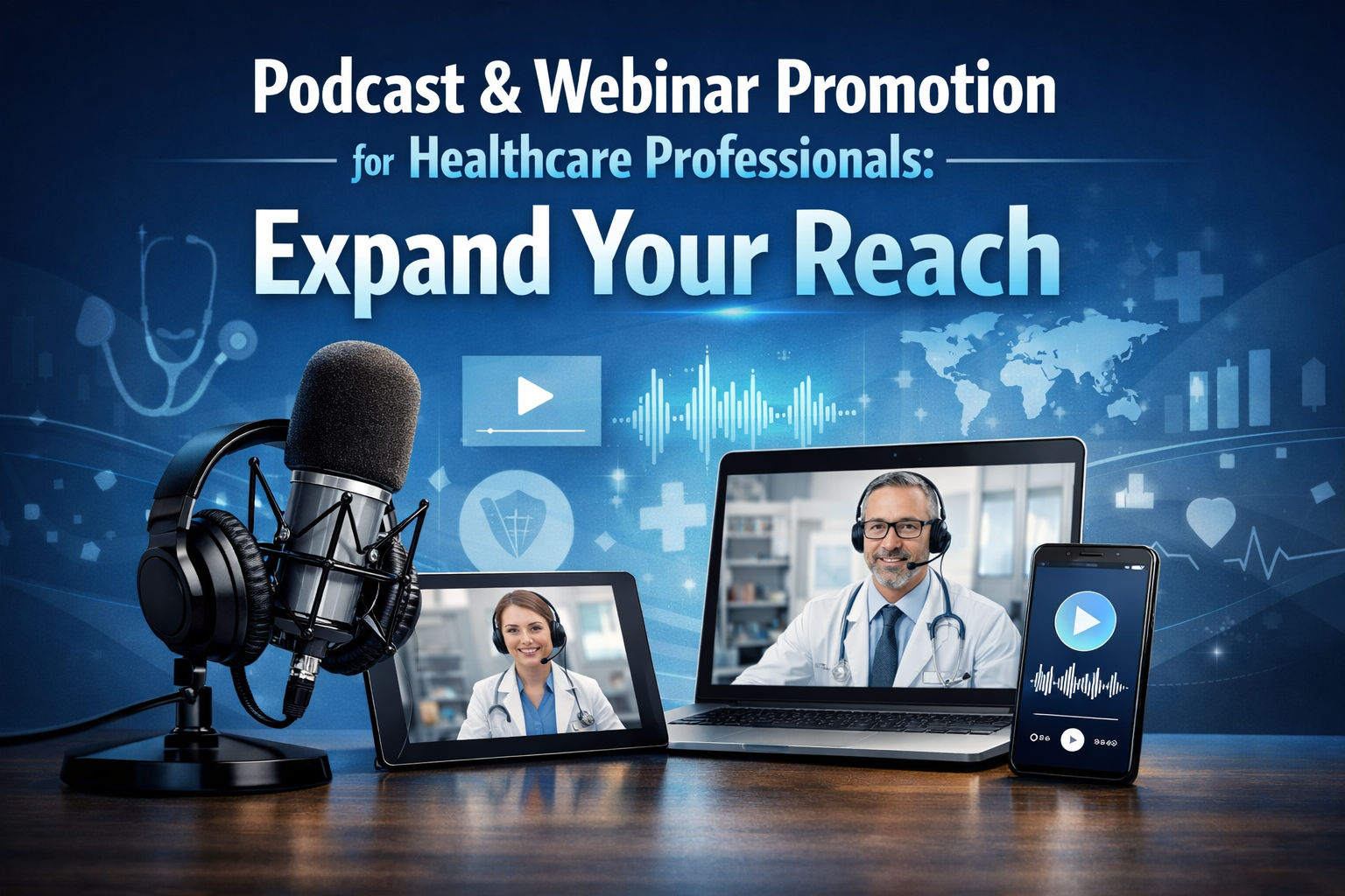 Podcast & Webinar Promotion for Healthcare Professionals: Expand Your Reach