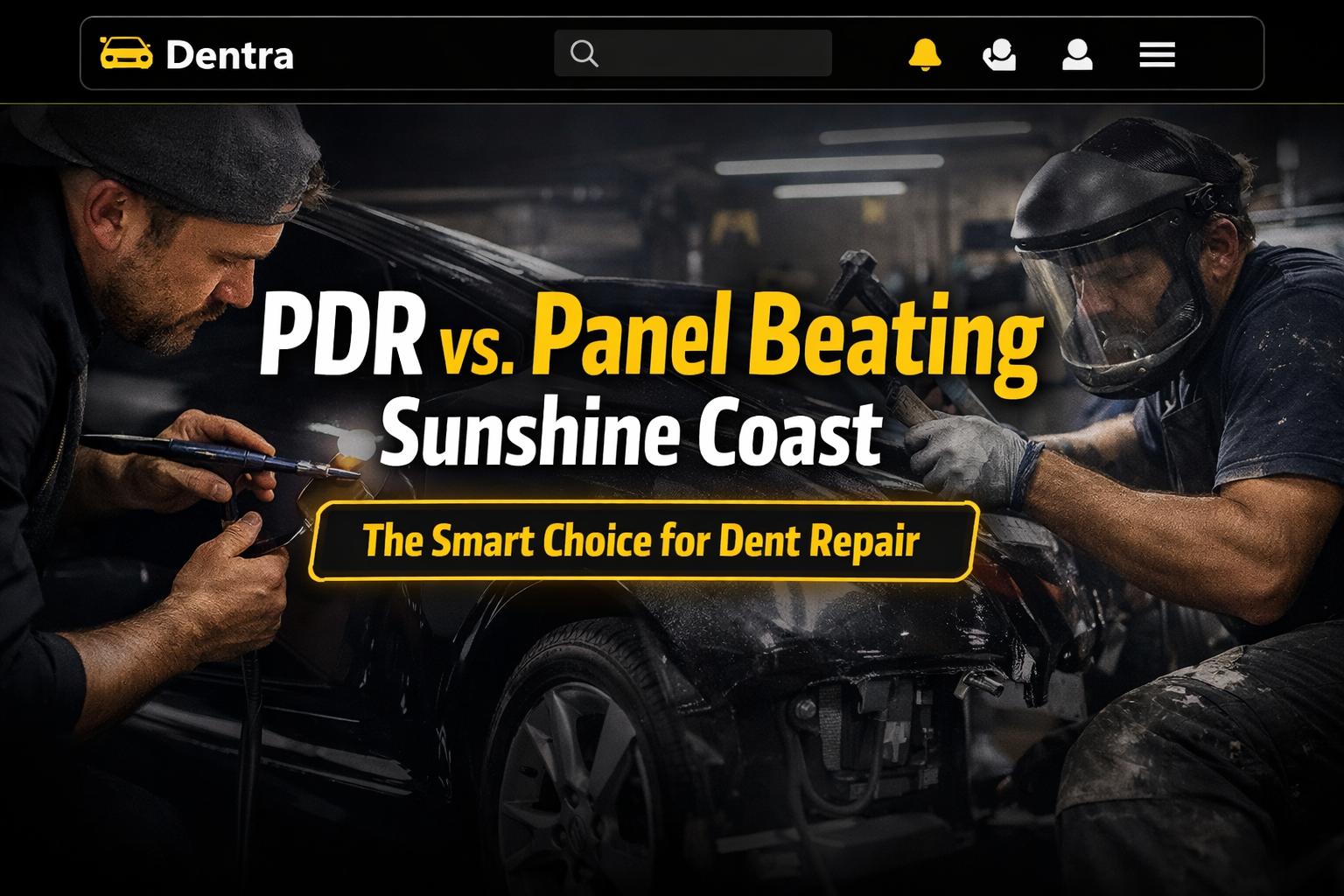 PDR vs. Panel Beating Sunshine Coast: The Smart Choice for Dent Repair