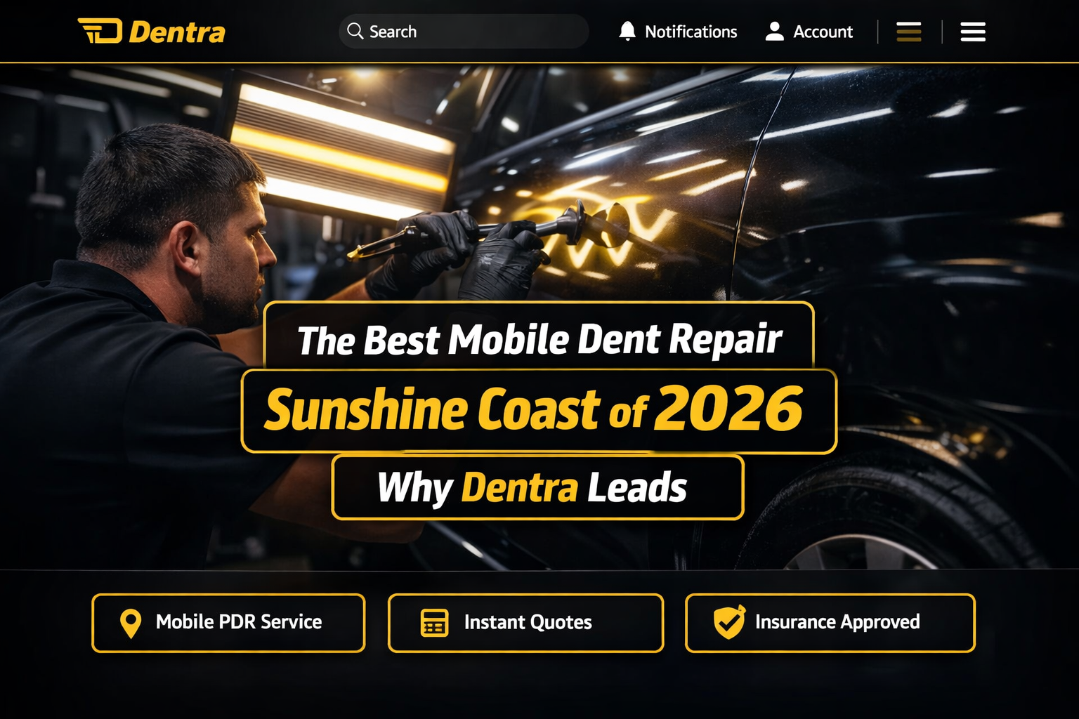 The Best Mobile Dent Repair Sunshine Coast of 2026: Why Dentra Leads