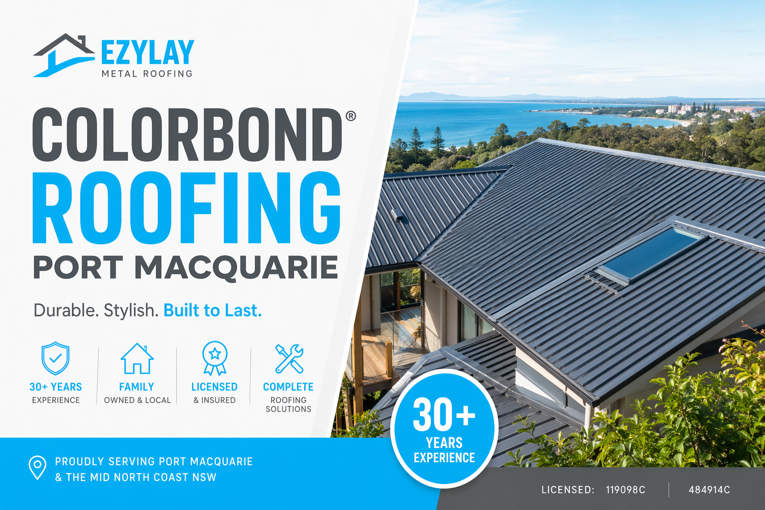 Colorbond Roofing Port Macquarie | Durable & Stylish Metal Roofs